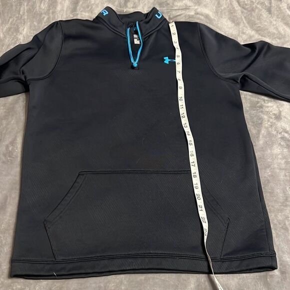 Youth XL UA ColdGear 3/4 Zip Sweatshirt - Picture 3 of 6